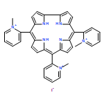 Pyridinium, 2,2',2''-[1,2,3,7,8,12,13,17,18,19-decadehydro-21,22-dihydro-5,10,15-corrintriyl]tris[1-methyl-, iodide (1:3)