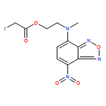 2-[methyl(7-nitro-2,1,3-benzoxadiazol-4-yl)amino]ethyl iodoacetate