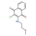 1,4-Naphthalenedione, 2-chloro-3-[(2-methoxyethyl)amino]-