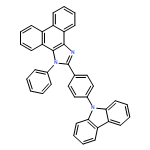 1H-Phenanthro[9,10-d]imidazole, 2-[4-(9H-carbazol-9-yl)phenyl]-1-phenyl-