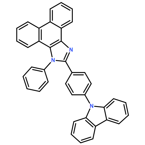 1H-Phenanthro[9,10-d]imidazole, 2-[4-(9H-carbazol-9-yl)phenyl]-1-phenyl-