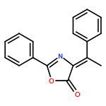 5(4H)-Oxazolone, 2-phenyl-4-(1-phenylethylidene)-, (4Z)-