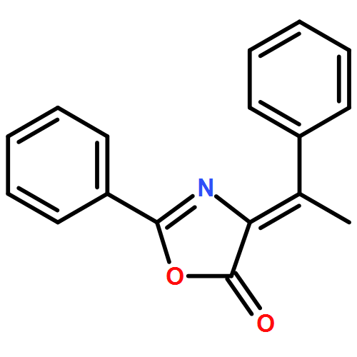 5(4H)-Oxazolone, 2-phenyl-4-(1-phenylethylidene)-, (4Z)-