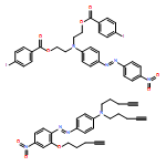 Benzoic acid, 4-iodo-, 1,1'-[[[4-[2-(4-nitrophenyl)diazenyl]phenyl]imino]di-2,1-ethanediyl] ester, polymer with 4-[2-[4-nitro-2-(4-pentyn-1-