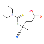 Pentanoic acid, 4-cyano-4-[[(diethylamino)thioxomethyl]thio]- 