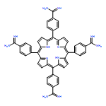 Benzenecarboximidamide, 4,4',4'',4'''-(21H,23H-porphine-5,10,15,20-tetrayl)tetrakis-