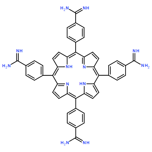 Benzenecarboximidamide, 4,4',4'',4'''-(21H,23H-porphine-5,10,15,20-tetrayl)tetrakis-