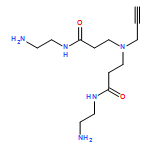 Propanamide, 3,3'-(2-propyn-1-ylimino)bis[N-(2-aminoethyl)-