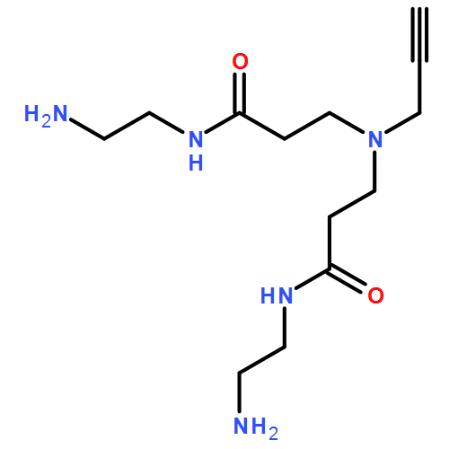 Propanamide, 3,3'-(2-propyn-1-ylimino)bis[N-(2-aminoethyl)-