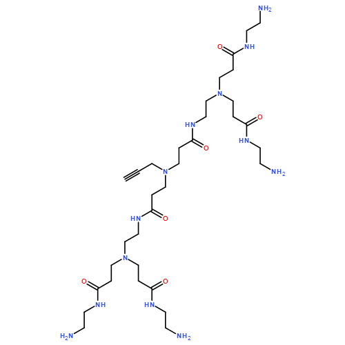 4,7,11,15,18-Pentaazaheneicosanediamide, N1,N21-bis(2-aminoethyl)-4,18-bis[3-[(2-aminoethyl)amino]-3-oxopropyl]-8,14-dioxo-11-(2-propyn-1-yl)-