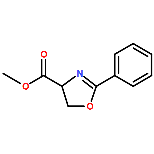 4-Oxazolecarboxylic acid, 4,5-dihydro-2-phenyl-, methyl ester