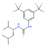 (S)-1-(3,5-Bis(trifluoromethyl)phenyl)-3-(1-(dimethylamino)-3-methylbutan-2-yl)thiourea