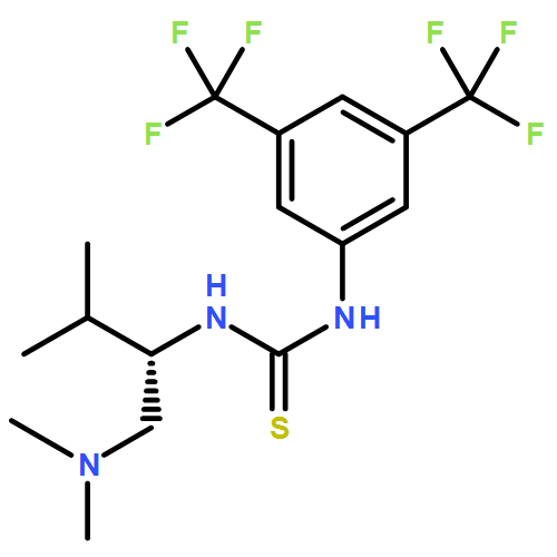 (S)-1-(3,5-Bis(trifluoromethyl)phenyl)-3-(1-(dimethylamino)-3-methylbutan-2-yl)thiourea