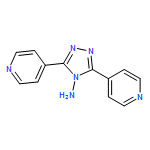 4H-1,2,4-Triazol-4-amine, 3,5-di-4-pyridinyl-