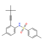 Benzenesulfonamide, N-[2-(3,3-dimethyl-1-butyn-1-yl)-4-methylphenyl]-4-methyl-