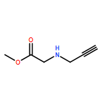 Glycine, N-2-propyn-1-yl-, methyl ester