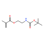 2-Propenoic acid, 2-methyl-, 2-[[(1,1-dimethylethoxy)carbonyl]amino]ethyl ester