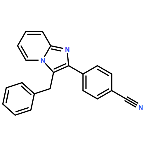 Benzonitrile, 4-[3-(phenylmethyl)imidazo[1,2-a]pyridin-2-yl]-