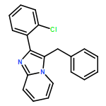 Imidazo[1,2-a]pyridine, 2-(2-chlorophenyl)-3-(phenylmethyl)-