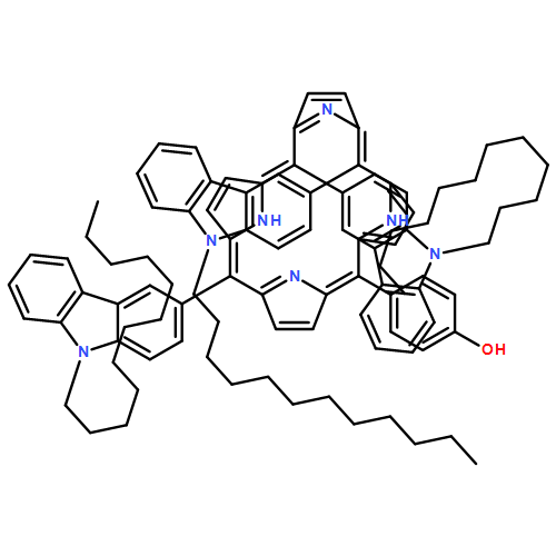 Phenol, 4-[10,15,20-tris(9-dodecyl-9H-carbazol-3-yl)-21H,23H-porphin-5-yl]-