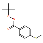 Benzenecarboperoxoic acid, 4-(methylthio)-, 1,1-dimethylethyl ester