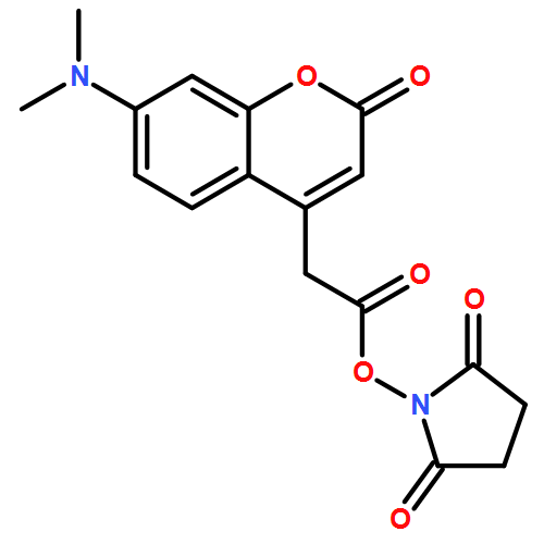 2H-1-Benzopyran-4-aceticacid, 7-(dimethylamino)-2-oxo-, 2,5-dioxo-1-pyrrolidinyl ester