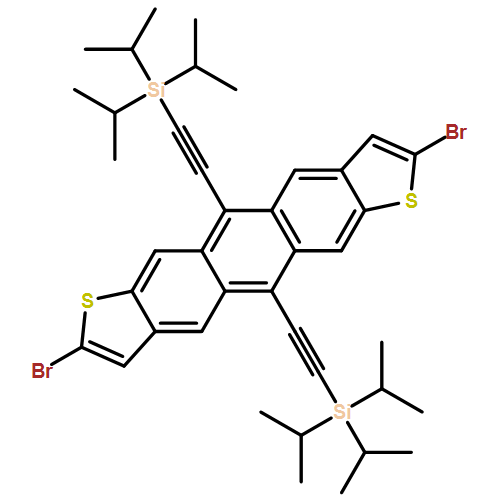 Anthra[2,3-b:6,7-b']dithiophene, 2,8-dibromo-5,11-bis[2-[tris(1-methylethyl)silyl]ethynyl]-