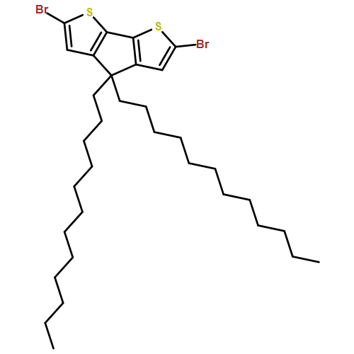 4H-Cyclopenta[2,1-b:3,4-b']dithiophene, 2,6-dibromo-4,4-didodecyl-