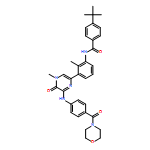 Benzamide, N-[3-[4,5-dihydro-4-methyl-6-[[4-(4-morpholinylcarbonyl)phenyl]amino]-5-oxo-2-pyrazinyl]-2-methylphenyl]-4-(1,1-dimethylethyl)-