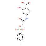 Benzoic acid, 2-hydroxy-4-[[2-[[(4-methylphenyl)sulfonyl]oxy]acetyl]amino]-