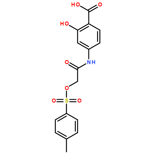 Benzoic acid, 2-hydroxy-4-[[2-[[(4-methylphenyl)sulfonyl]oxy]acetyl]amino]-