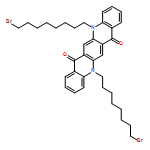 Quino[2,3-b]acridine-7,14-dione, 5,12-bis(8-bromooctyl)-5,12-dihydro-