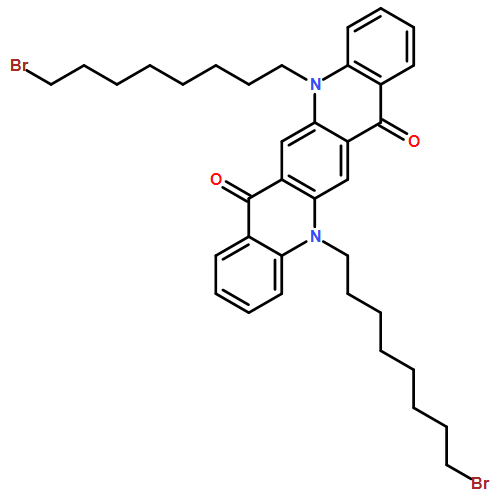 Quino[2,3-b]acridine-7,14-dione, 5,12-bis(8-bromooctyl)-5,12-dihydro-