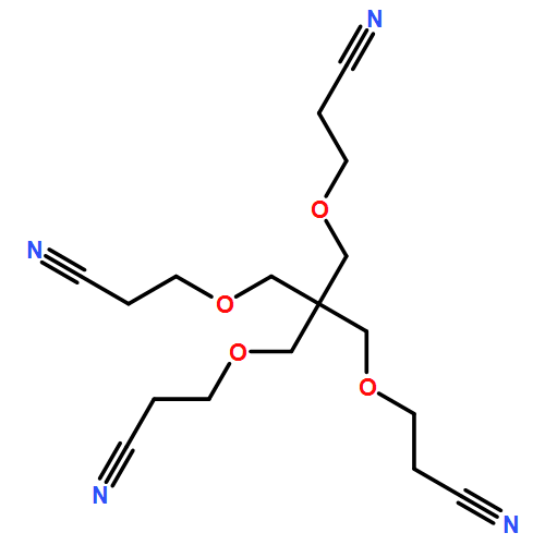 Propanenitrile, 3,3'-[[2,2-bis[(2-cyanoethoxy)methyl]-1,3-propanediyl]bis(oxy)]bis-