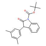 1H-Indole-1-carboxylic acid, 3-(3,5-dimethylphenyl)-2,3-dihydro-2-oxo-, 1,1-dimethylethyl ester