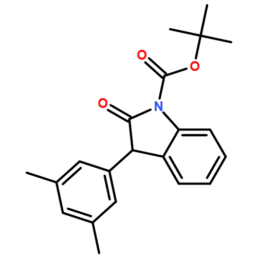 1H-Indole-1-carboxylic acid, 3-(3,5-dimethylphenyl)-2,3-dihydro-2-oxo-, 1,1-dimethylethyl ester