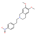 Isoquinoline, 1,2,3,4-tetrahydro-6,7-dimethoxy-2-[2-(4-nitrophenyl)ethyl]-