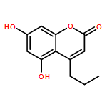 5,7-DIHYDROXY-4-PROPYLCOUMARIN AKYL (OR ARYL) COUMARINS