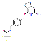 Acetamide, N-[[4-[[(2-amino-1H-purin-6-yl)oxy]methyl]phenyl]methyl]-2,2,2-trifluoro- 