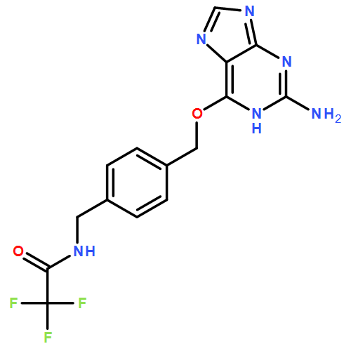 Acetamide, N-[[4-[[(2-amino-1H-purin-6-yl)oxy]methyl]phenyl]methyl]-2,2,2-trifluoro- 