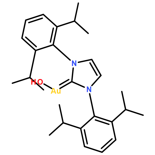 Gold, [1,3-bis[2,6-bis(1-methylethyl)phenyl]-1,3-dihydro-2H-imidazol-2-ylidene]hydroxy-