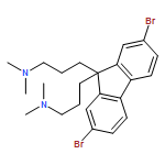 9H-Fluorene-9,9-dipropanamine, 2,7-dibromo-N,N,N',N'-tetramethyl-