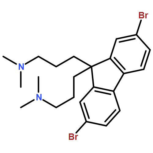 9H-Fluorene-9,9-dipropanamine, 2,7-dibromo-N,N,N',N'-tetramethyl-