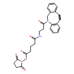 Pentanoic acid, 5-[[3-(11,12-didehydrodibenz[b,f]azocin-5(6H)-yl)-3-oxopropyl]amino]-5-oxo-, 2,5-dioxo-1-pyrrolidinyl ester