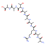 L-Alanine, L-alanyl-L-alanyl-L-arginyl-L-alanyl-L-alanyl-L-alanyl-L-threonyl-L-alanyl-