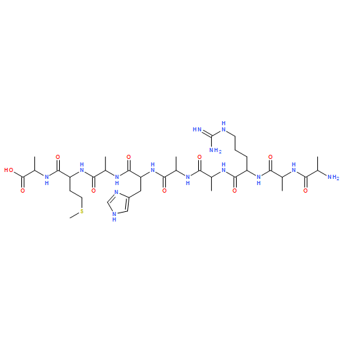 L-Alanine, L-alanyl-L-alanyl-L-arginyl-L-alanyl-L-alanyl-L-histidyl-L-alanyl-L-methionyl-