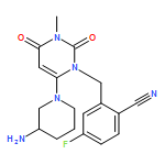 Benzonitrile, 2-[[6-[(3R)-3-amino-1-piperidinyl]-3,4-dihydro-3-methyl-2,4-dioxo-1(2H)-pyrimidinyl]methyl]-4-fluoro-