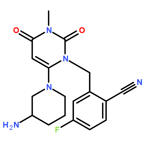 Benzonitrile, 2-[[6-[(3R)-3-amino-1-piperidinyl]-3,4-dihydro-3-methyl-2,4-dioxo-1(2H)-pyrimidinyl]methyl]-4-fluoro-