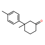 Cyclohexanone, 3-methyl-3-(4-methylphenyl)-, (3R)-