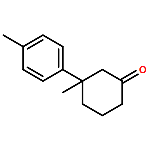 Cyclohexanone, 3-methyl-3-(4-methylphenyl)-, (3R)-